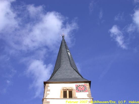 Kirchturm Mühlhausen/Enz