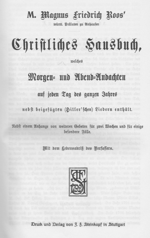 Christliches Hausbuch