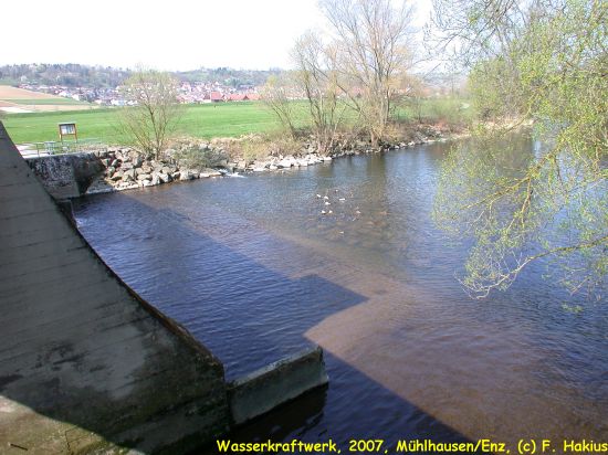 Wasserkraftwerk Mühlhausen an der Enz