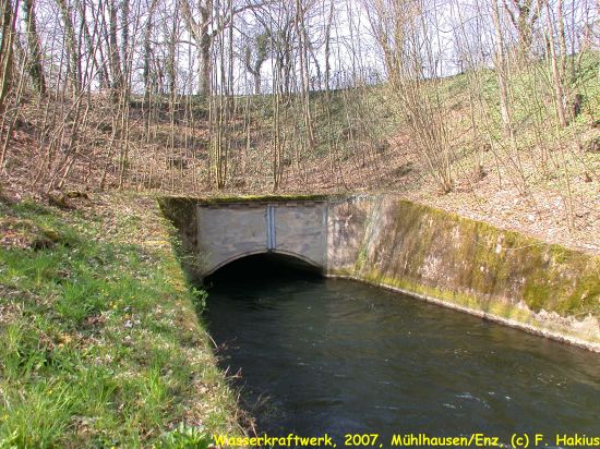 Wasserkraftwerk Mühlhausen an der Enz