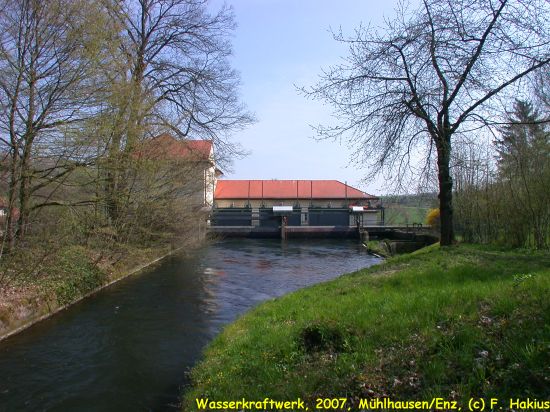 Wasserkraftwerk Mühlhausen an der Enz