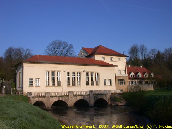 Wasserkraftwerk Mühlhausen an der Enz