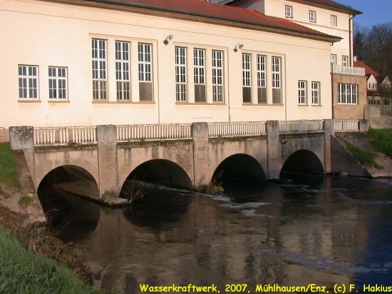 Wasserkraftwerk Mühlhausen an der Enz