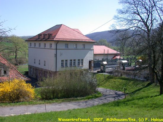 Wasserkraftwerk Mühlhausen an der Enz